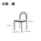 Contemporary Upholstered Armless Dining Chair Open Back Dining Chair for Home Clearhalo 'Dining Chairs' 'Dining Tables & Seating' 'dining_chair' 'furn' 'furn_dining_chair' 'Furniture' 'furniture_dining_chair' 'Kitchen & Dining Furniture' 1200x1200_d442e7bd-c859-48dc-a379-da7c8af2f226