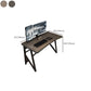 Contemporary Computer Desk Rectangular Antique Finish Desk with Metal Legs Clearhalo 'furn' 'furn_office_desk' 'Furniture' 'Office Desks' 'Office Furniture' 'office_desk' 1200x1200_d4438bdd-39ec-4006-9cbd-180306488919