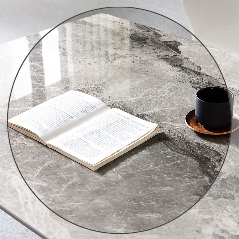 Simplicity Style Furniture Rectangle Stone Dining Room Table for Dining Room Clearhalo 'Dining Tables & Seating' 'Dining Tables' 'dining_table' 'furn' 'furn_dining_table' 'Furniture' 'Kitchen & Dining Furniture' 1200x1200_d443b6cb-31fc-4d35-9424-c4d5282170f4