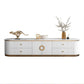 Glam Marble TV Stand Console Enclosed Storage TV Media Stand with Doors for Living Room Clearhalo 'furn' 'furn_tv_stands_entertainment_centers' 'Furniture' 'Living Room Furniture' 'TV Stands & Entertainment Centers' 'TV Stands & Media Storage Furniture' 'tv_stands_entertainment_centers' 1200x1200_d44536b6-c750-4e43-9bcc-f299e740f3fe