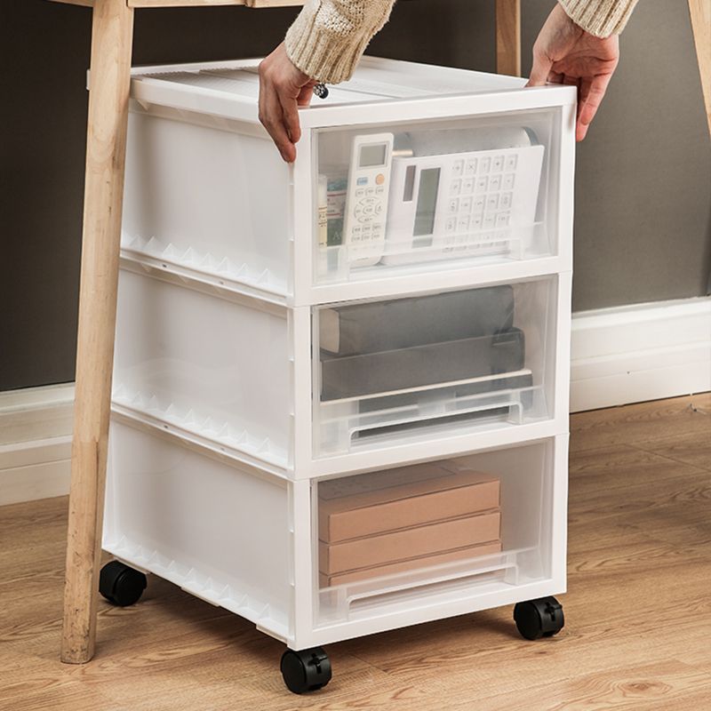 Moderna plástico de plástico móvil Archivador de archivos Cajones de almacenamiento de almacenamiento para oficina