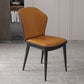 Nordic Glam Style Chair Kitchen Armless Wingback Chair with Metal Legs Clearhalo 'Dining Chairs' 'Dining Tables & Seating' 'dining_chair' 'furn' 'furn_dining_chair' 'Furniture' 'furniture_dining_chair' 'Kitchen & Dining Furniture' 1200x1200_d448e1cd-95a9-4616-8328-291b4489228b