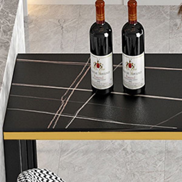 Sintered Stone Bistro Table Set 1/2/3 Pieces Modern Irregular Shape Pub Table Set Clearhalo 'Bar Furniture' 'furn' 'furn_home_bar_bar_sets' 'Furniture' 'Home Bars & Bar Sets' 'home_bar_bar_sets' 'Kitchen & Dining Furniture' 1200x1200_d449033e-8127-4d1a-baa6-e81e6d656714