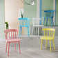 Plastic Scandinavian Kitchen Dining Room Side Chair Windsor Back Chair Clearhalo ' kitchen&dining_furn' 'Dining Chairs' 'Dining Tables & Seating' 'dining_chair' 'furn' 'furn_dining_chair' 'Furniture' 'furniture_dining_chair' 'Kitchen & Dining Furniture' 'kitchen' 1200x1200_d44abf54-c215-4e25-a158-d87a971ed330