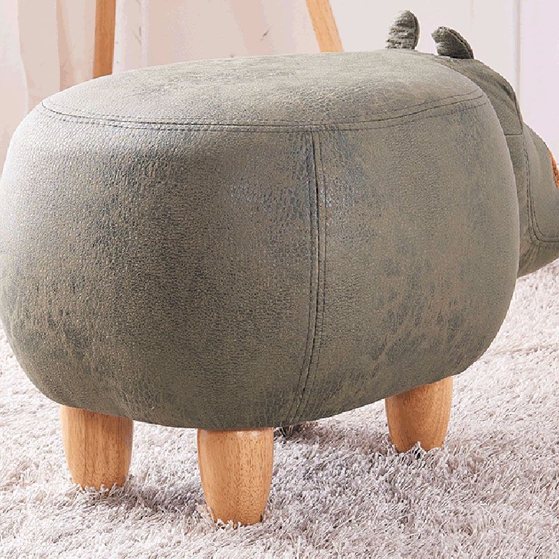 Leather Standard Stool Modern Style Simple Household Hippo Footstool Clearhalo 'furn' 'furn_ottomans_poufs' 'Furniture' 'Living Room Furniture' 'Ottomans & Poufs' 'ottomans_poufs' 1200x1200_d44b3865-b030-406b-ba75-45e5617dc57f