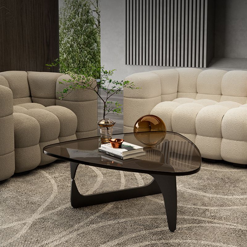 Canapé-lit scandinave de 40 "de large siège en tissu blanc avec oreillers