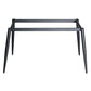 Rectangle Industrial Dining Room Table Sintered Stone Table with 4 Black Metal Legs Clearhalo ' dining_table' 'Dining Tables & Seating' 'Dining Tables' 'furn' 'furn_dining_table' 'Furniture' 'furniture_dining_table' 'Kitchen & Dining Furniture' 'kitchen&dining_furn' 'kitchen' 'kitchen_dining_table' 1200x1200_d44dd367-713a-401c-8fdc-7338627cc9f2