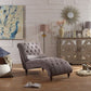 Modern Style Armless Chaise Living Room Faux Leather Chaise Lounge Clearhalo 'Chairs & Seating' 'Chaise Lounge' 'chaise_lounge' 'furn' 'furn_chaise_lounge' 'Furniture' 'Living Room Furniture' 1200x1200_d44e6c06-a950-4829-b4df-76dccd230235
