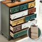 Coastal Storage Chest Dressoir Massief houten dressoir met 4/8/10/12 laden