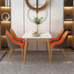 White Rectangle Dining Table Traditional Luxury Dining Table with Metal Base Clearhalo 'Dining Tables & Seating' 'Dining Tables' 'dining_table' 'furn' 'furn_dining_table' 'Furniture' 'furniture_dining_table' 'Kitchen & Dining Furniture' 'kitchen' 'kitchen_dining_table' 1200x1200_d4535e09-a144-47fe-92c6-d1db151b5f5b