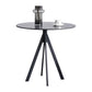 Modern Style Sintered Stone Dining Room Set Black Round Table Formal Dining Table Furniture Clearhalo 'Dining Room Sets' 'Dining Tables & Seating' 'dining_room_set' 'furn' 'furn_dining_room_set' 'Furniture' 'furniture_dining_room_set' 'Kitchen & Dining Furniture' 'kitchen&dining_furn' 'kitchen' 1200x1200_d4556d42-4e2e-4104-9db6-06a1fb829eb6