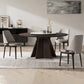 Modern Simple Side Chair Wooden Base Side Dining Chair for Bedroom