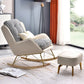 Nordic Simple Style Single Rocking Chair Leisure Home Lazy Chair Clearhalo 'Chairs & Seating' 'furn' 'furn_rocking_chairs' 'Furniture' 'Living Room Furniture' 'Rocking Chairs' 'rocking_chairs' 1200x1200_d4579fa8-50f2-47e1-bcda-3b895979ecd4
