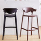 Scandinavian Stackable Milk Tea Shop Stool Matte Finish Plastic Barstool Clearhalo 'Bar Furniture' 'Bar Stools' 'bar_stools' 'furn' 'furn_bar_stools' 'Furniture' 'furniture_bar_stools' 'Kitchen & Dining Furniture' 1200x1200_d458fb48-0d33-486a-9270-ed9f5760668e