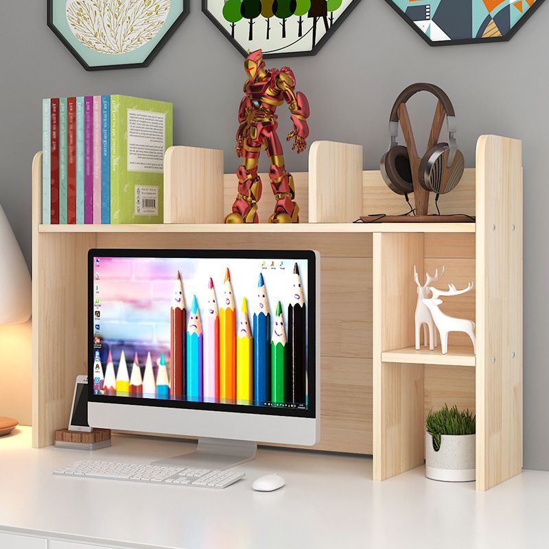 Scandinavian Closed Back Geometric Bookshelf Natural Pine Wood Bookshelf Clearhalo 'Bookcases' 'furn' 'furn_bookcases' 'Furniture' 'furniture_bookcases' 'kitchen' 'kitchen_bookcases' 'Living Room Furniture' 'Office Furniture' 1200x1200_d45ac615-756d-4e15-ab1a-821ea9840278