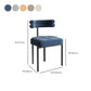 Modern Armless Dining Chairs Home Kitchen Velvet Side Chairs