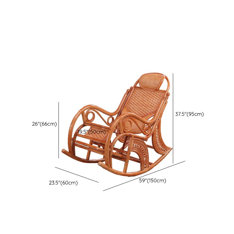 Mid Century Modern Chaise Leisure Lazy Sofa Chair Family Single Rocking Chair