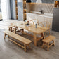 Modern 1/2/3/4/5 Pieces Dining Set Pine Wood Dining Furniture Set /Separate Items Clearhalo 'Dining Room Sets' 'Dining Tables & Seating' 'dining_room_set' 'furn' 'furn_dining_room_set' 'Furniture' 'furniture_dining_room_set' 'Kitchen & Dining Furniture' 'kitchen&dining_furn' 'kitchen' 1200x1200_d4623ccd-c996-4bfc-8094-905278e044f7