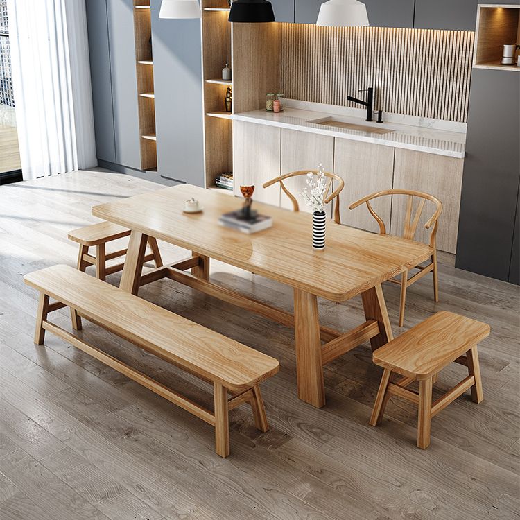 Modern 1/2/3/4/5 Pieces Dining Set Pine Wood Dining Furniture Set /Separate Items Clearhalo 'Dining Room Sets' 'Dining Tables & Seating' 'dining_room_set' 'furn' 'furn_dining_room_set' 'Furniture' 'furniture_dining_room_set' 'Kitchen & Dining Furniture' 'kitchen&dining_furn' 'kitchen' 1200x1200_d4623ccd-c996-4bfc-8094-905278e044f7