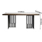 Metal Industrial Rectangular Dining Table Wood Top Dining Table for Kitchen Clearhalo ' dining_table' 'Dining Tables & Seating' 'Dining Tables' 'furn' 'furn_dining_table' 'Furniture' 'furniture_dining_table' 'Kitchen & Dining Furniture' 'kitchen&dining_furn' 'kitchen' 'kitchen_dining_table' 1200x1200_d463262c-ea8d-4004-abfc-e6b53a099a8a