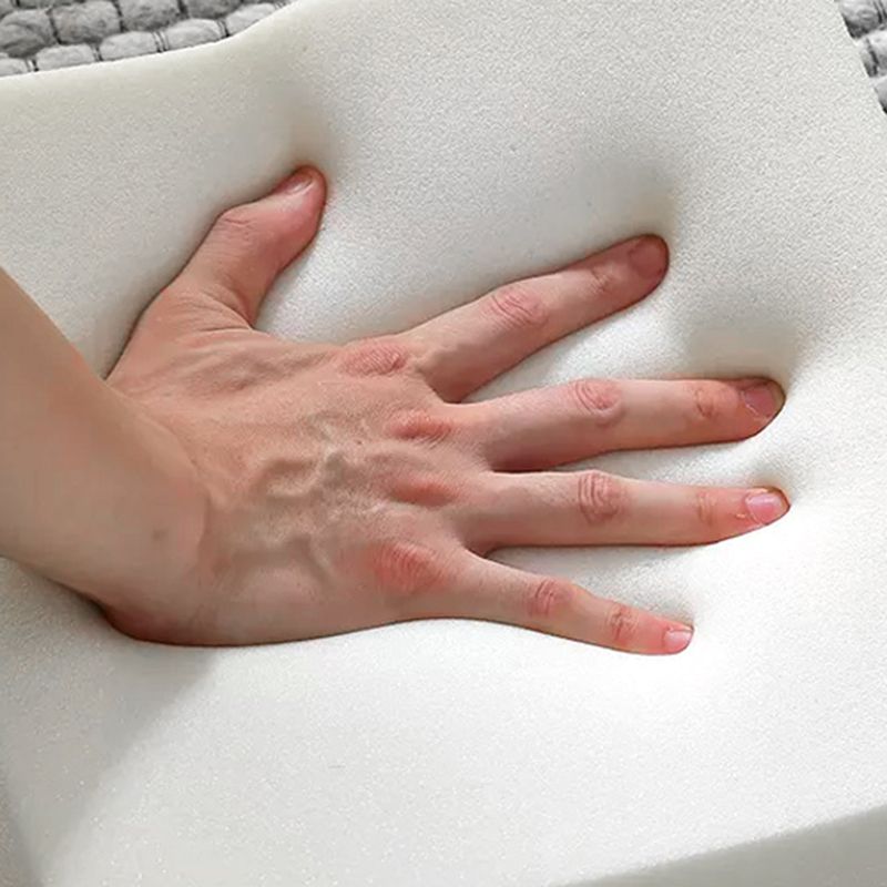 Canapé canapé de lit contemporain résistant aux taches en cuir en cuir en gris