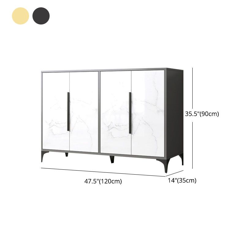 Sideboard in legno ingegnerizzato contemporaneo con porte per sala da pranzo
