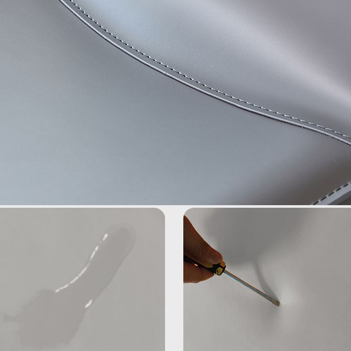 Silla de metal sin brazo de comedor de cuero de estilo moderno para uso en el hogar