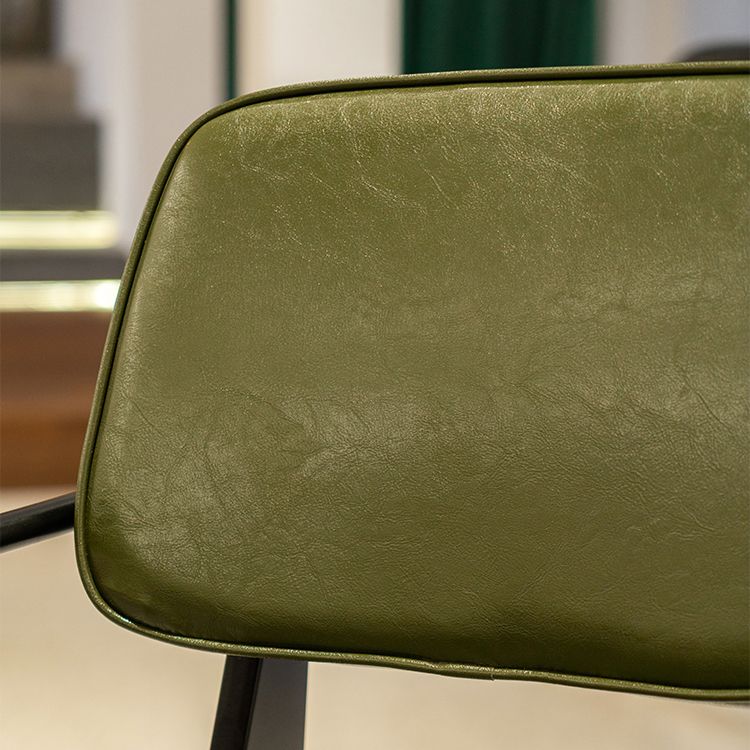 Contemporary Metal Dining Room Chairs Open Back Dining Side Armchair for Home Use Clearhalo ' kitchen&dining_furn' 'Dining Chairs' 'Dining Tables & Seating' 'dining_chair' 'Furniture' 'furniture_dining_chair' 'Kitchen & Dining Furniture' 'kitchen' 1200x1200_d4670cfd-01ad-4d85-93b7-ff59e24d52b5