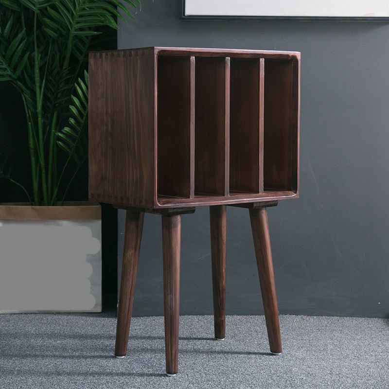 11" Wide Contemporary Shelf Closed Back Solid Wood Pine Bookcase Clearhalo 'Bookcases' 'furn' 'furn_bookcases' 'Furniture' 'Office Furniture' 1200x1200_d469651d-39c3-4bd2-8429-6f797c40ab6f