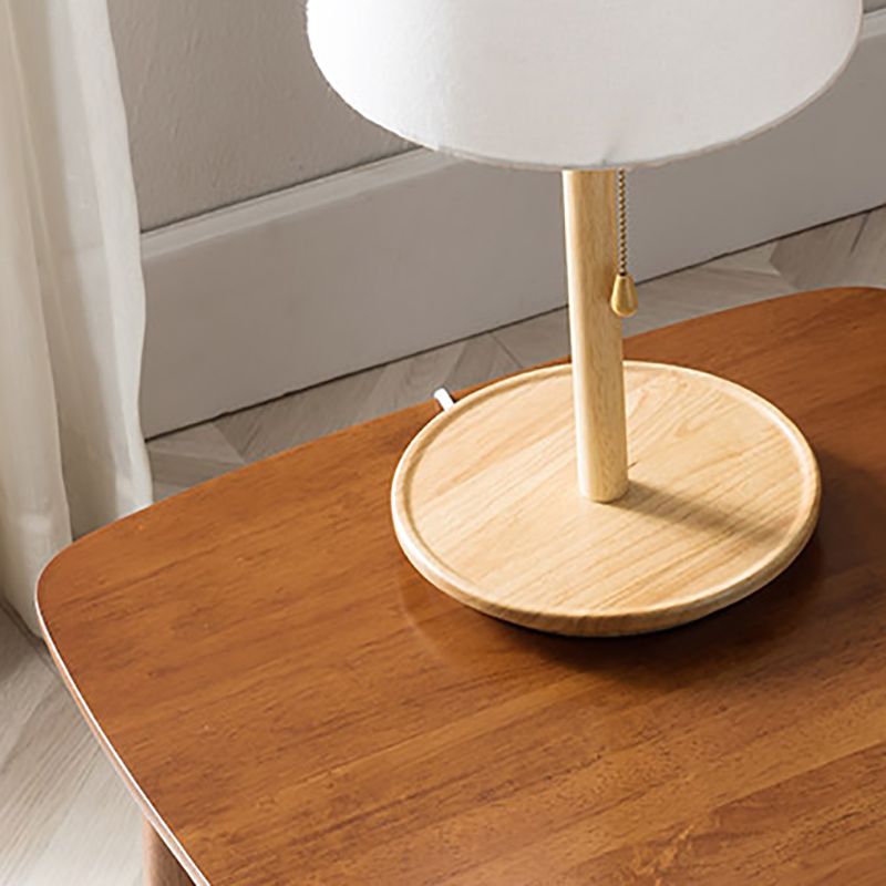 4脚エンドテーブルbroneのリビングルームの棚付きのソリッドウッドテーブル