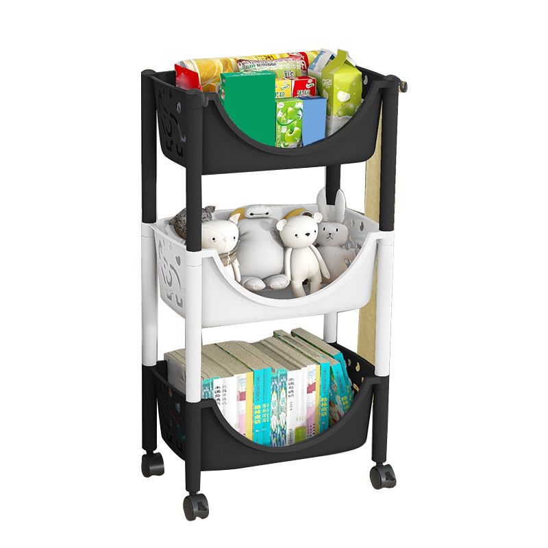 Scandinavian Style Bookcase with Casters Shelf Bookcase for Home and Office Clearhalo 'Bookcases' 'furn' 'furn_bookcases' 'Furniture' 'furniture_bookcases' 'Office Furniture' 1200x1200_d4749402-4968-4c08-b515-bb3ad03c65e5