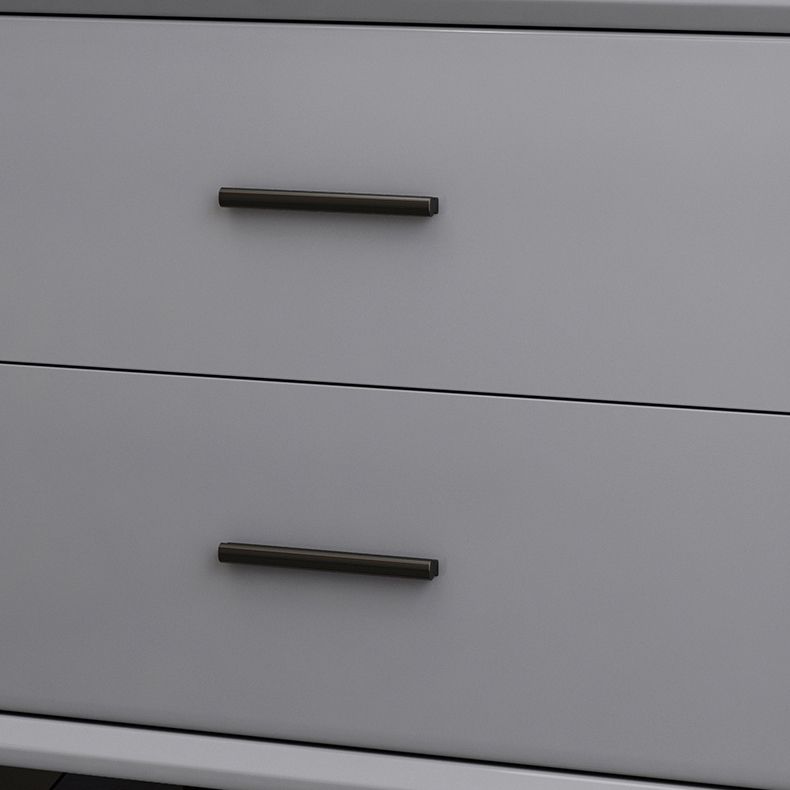 引き出し長方形のトップナイトテーブルを備えた現代のナイトスタンド