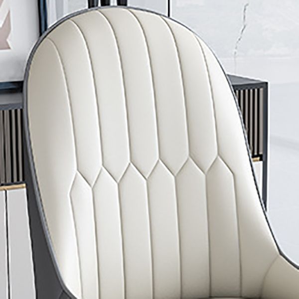 Contemporary Style Dining Chair Arm Dining Chairs with Metal Legs for Kitchen