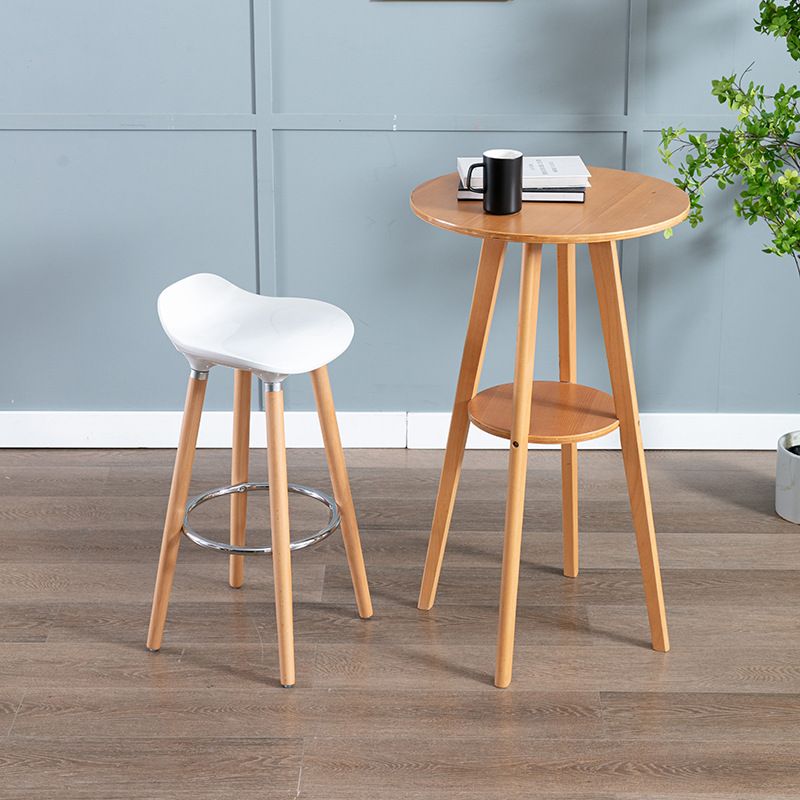 Nordic Style Plastic Seat Barstool 4 Legs Base Minimalism Bar Stool, Set of 2 Clearhalo 'Bar Furniture' 'Bar Stools' 'bar_stools' 'furn' 'furn_bar_stools' 'furniture_bar_stools' 'Kitchen & Dining Furniture' 'kitchen&dining_furn' 'kitchen' 'kitchen_furn' Furniture' 1200x1200_d47685d3-6104-4d01-94a4-58be8aeced52