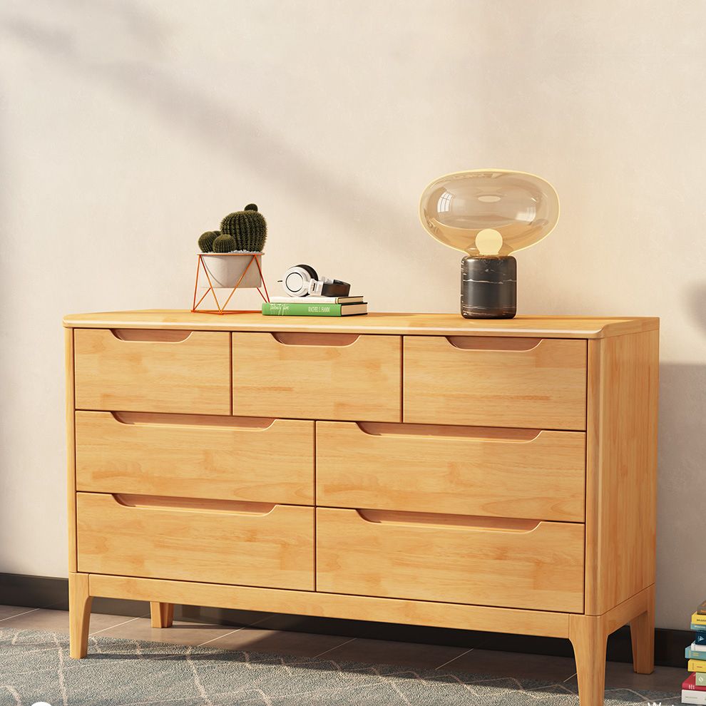 Rectangular Wood Chest Modern Style 5/6/7 - Drawer Accent Chest Clearhalo 'Cabinets & Chests' 'cabinets_chests' 'furn' 'furn_cabinets_chests' 'Furniture' 'Living Room Furniture' 1200x1200_d47b96d2-831b-45af-9a13-767e330b8730