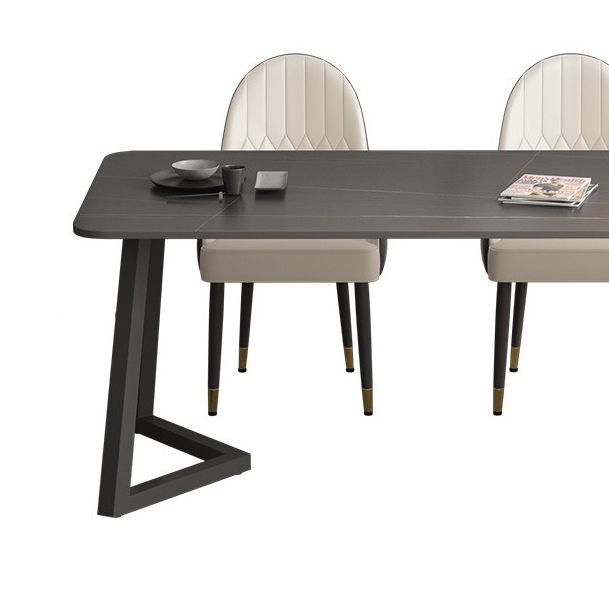 Modern 1/4/5/7 Pieces Dining Room Table Set Sintered Stone Dining Set Clearhalo 'Dining Room Sets' 'Dining Tables & Seating' 'dining_room_set' 'furn' 'furn_dining_room_set' 'Furniture' 'furniture_dining_room_set' 'Kitchen & Dining Furniture' 'kitchen&dining_furn' 'kitchen' 1200x1200_d47fd45f-1127-4092-b141-ea574203710a