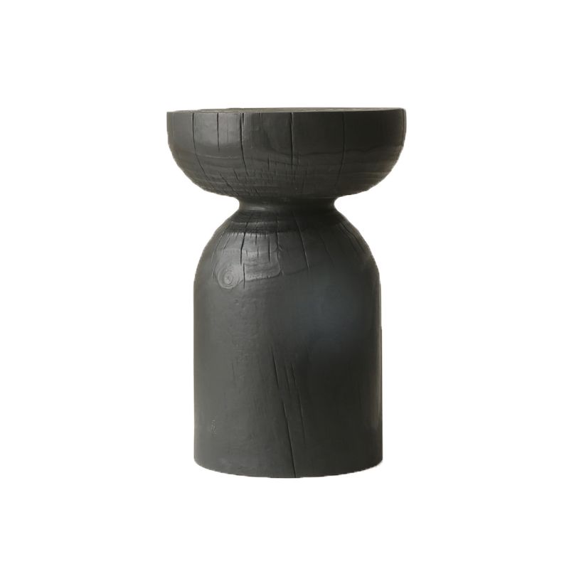 コンテンポラリースタイルのサイドエンドテーブル木製の台座ソファサイドアクセントテーブル