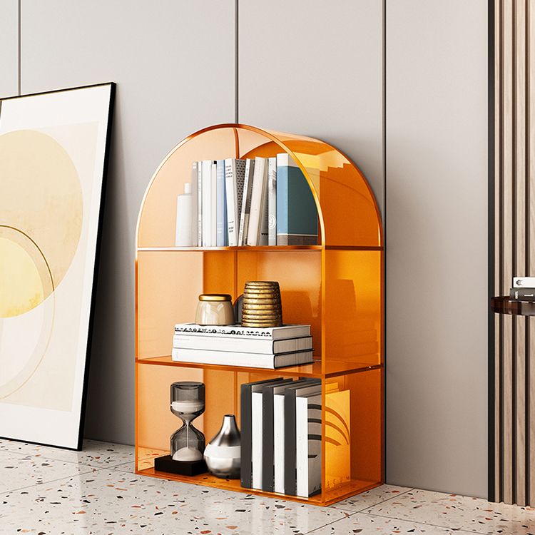 Glam Standard Acryl Bookshelf Gesloten Back -boekenkast met planken