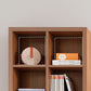 11,8 "W Scaffali standard Bookcase ingegnerizzato in legno chiuso.