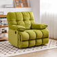 Scandinavian Fabric Standard Recliner Tufted Back Recliner Chair Clearhalo 'Chairs & Seating' 'furn' 'furn_recliners' 'Furniture' 'Living Room Furniture' 'Recliners' 1200x1200_d4847ec8-dccd-4608-a9f0-e0298746c4fd