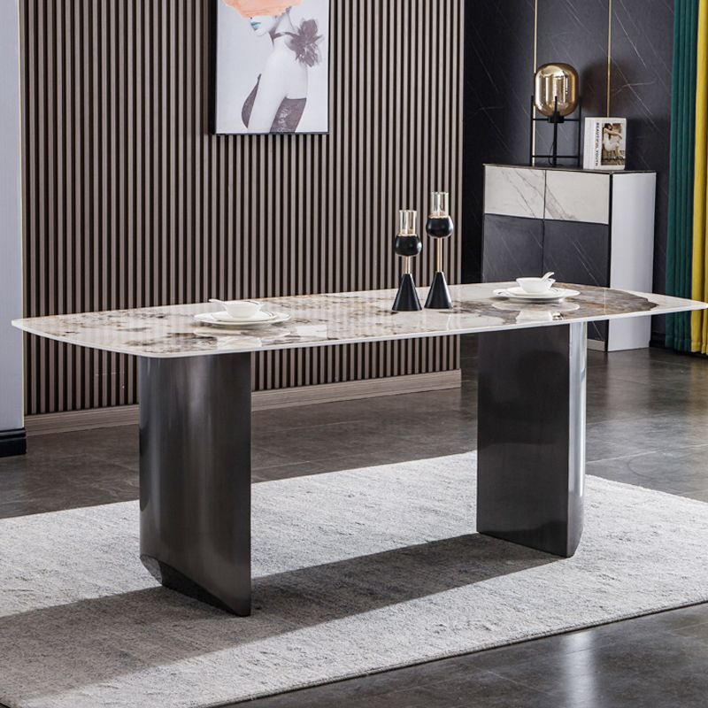 Glam Style Dinette Set for Home 1/2/3/5/6 Pieces Glossy White Dining Table Set Clearhalo 'Dining Room Sets' 'Dining Tables & Seating' 'dining_room_set' 'furn' 'furn_dining_room_set' 'Furniture' 'Kitchen & Dining Furniture' 1200x1200_d48a287d-df36-4e9e-909a-a59d39989c78