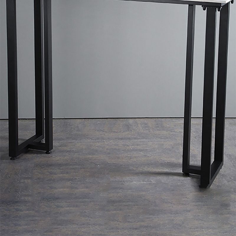 Industrial Bar Height Table Stone Top Bistro Bar Table for Patio Use Clearhalo 'Bar Furniture' 'Bar Tables' 'bar_tables' 'furn' 'furn_bar_tables' 'Furniture' 'Kitchen & Dining Furniture' 1200x1200_d490a94c-6867-4159-a09e-5dfbbbdeca68