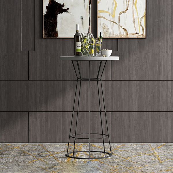 Solid Wood Bar Table Round Dining Table - 23.6" L X 23.6" W X 41.3" H Clearhalo 'Bar Furniture' 'Bar Tables' 'bar_tables' 'furn' 'furn_bar_tables' 'Furniture' 'Kitchen & Dining Furniture' 1200x1200_d4929b68-40ff-4559-9bbc-16086b8a4743
