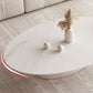 Minimalism Abstract Coffee Table Slate Geometric Coffee or End Table