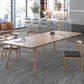 Modern Rectangle Pine Solid Wood Table 4 Legs Home Kitchen Dinner Furniture Clearhalo ' dining_table' 'Dining Tables & Seating' 'Dining Tables' 'Furniture' 'furniture_dining_table' 'Kitchen & Dining Furniture' 'kitchen&dining_furn' 'kitchen' 'kitchen_dining_table' 1200x1200_d4960c39-aab1-4053-9106-586f6bd8bbfb