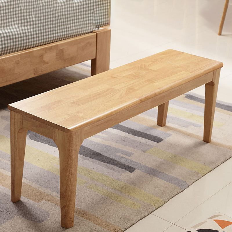 13.8 Inch Wide Seating Bench Modern Solid Wood Bench with Legs Clearhalo 'Benches' 'Chairs & Seating' 'furn' 'furn_benches' 'Furniture' 'Living Room Furniture' 1200x1200_d49abd4d-e969-4134-8845-78427d00790f