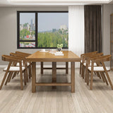 Solid Wood Rectangular Office Desk Industrial 29.53" Tall Writing Desk Clearhalo 'furn' 'furn_office_desk' 'Furniture' 'Office Desks' 'Office Furniture' 'office_desk' 1200x1200_d49fdf71-735b-4c8f-abdc-137447c4835c