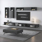 Modern Wood TV Stand Console Floating Black TV Media Stand for Living Room Clearhalo 'furn' 'furn_tv_stands_entertainment_centers' 'Furniture' 'Living Room Furniture' 'TV Stands & Entertainment Centers' 'TV Stands & Media Storage Furniture' 'tv_stands_entertainment_centers' 1200x1200_d4a26133-d889-470b-8e7f-94b4819098ca