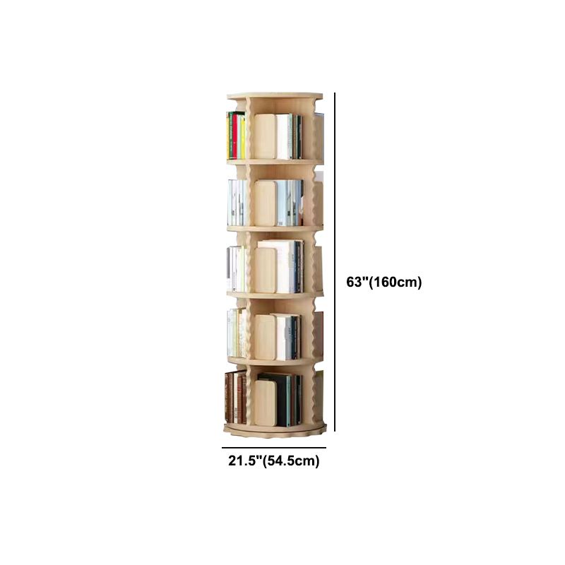 Scandinavian Style Bookshelf Closed Back Solid Wood Bookcase for Home Office Study Room Clearhalo 'Bookcases' 'furn' 'furn_bookcases' 'Furniture' 'furniture_bookcases' 'kitchen' 'kitchen_bookcases' 'Living Room Furniture' 'Office Furniture' 1200x1200_d4a2756b-9b6e-4a02-9af7-4196f006ec3c