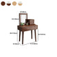 Mirrored Wood Makeup Dressing Table Stool Set with 4 Drawers Clearhalo 'Bedroom Furniture' 'furn' 'furn_makeup_vanities' 'Furniture' 'Makeup Vanities' 'makeup_vanities' 1200x1200_d4a67792-43a7-465c-96b4-ffbabfa88483